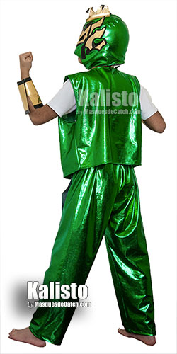 Calisto Kid Costume in Green Color